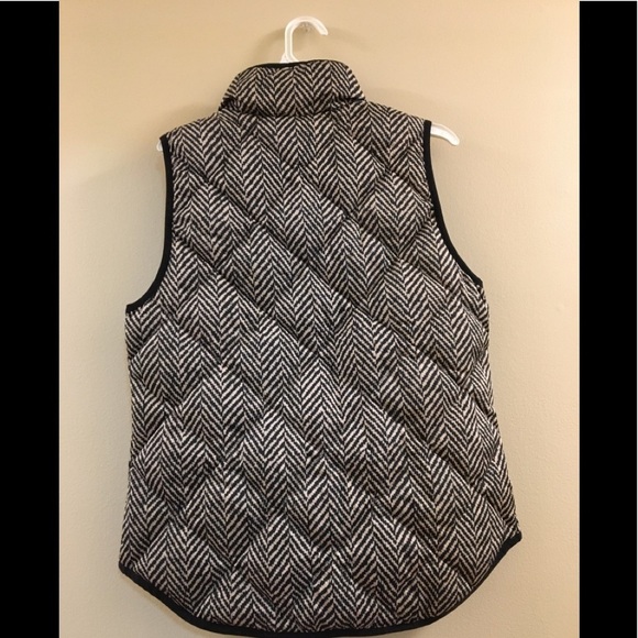 J.Crew Herringbone Down Vest V. - Picture 7 of 9